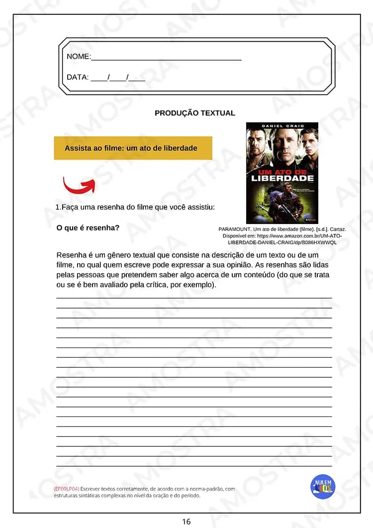 Kit de Atividades para Português 6º ao 9º Ano - Miniatura 4