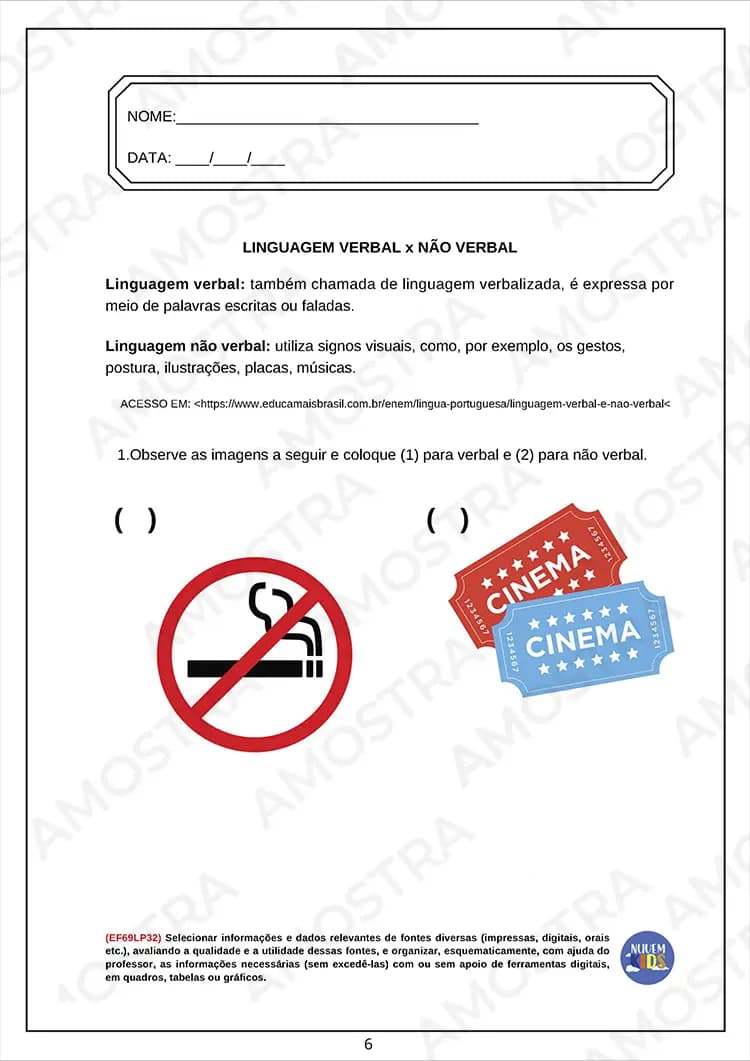 Kit de Atividades para Português 6º ao 9º Ano - Miniatura 7