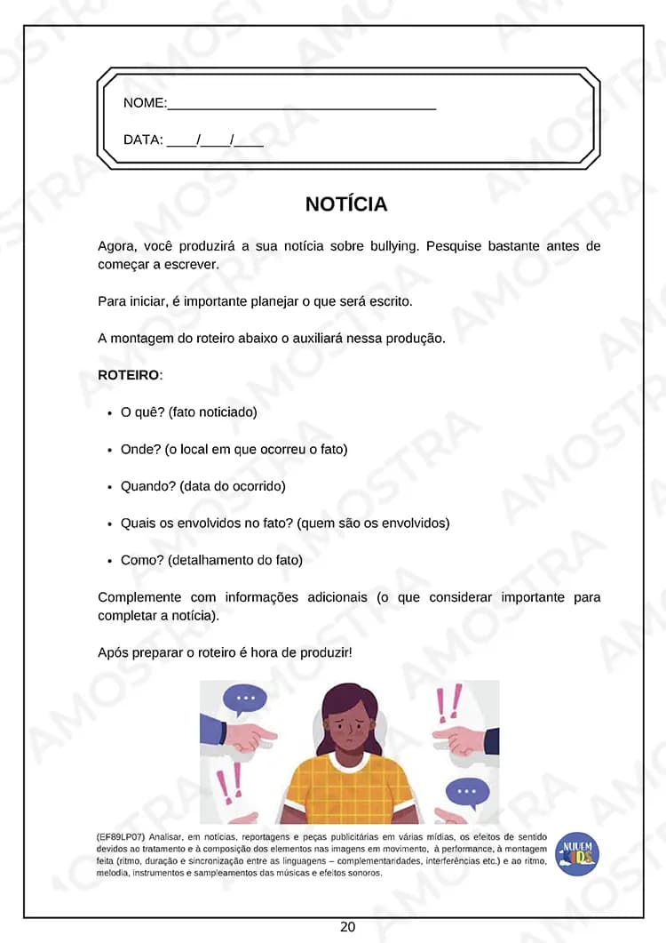 Atividades para Produção Textual 6º ao 9º Ano - Miniatura 4