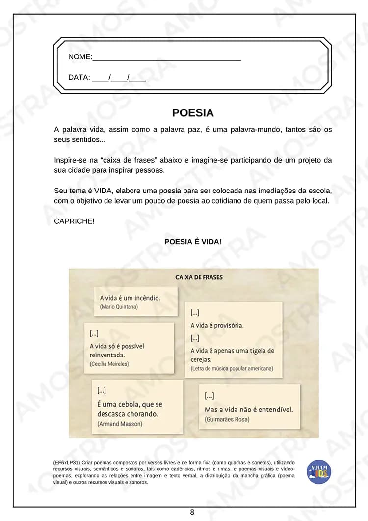 Atividades para Produção Textual 6º ao 9º Ano - Miniatura 7