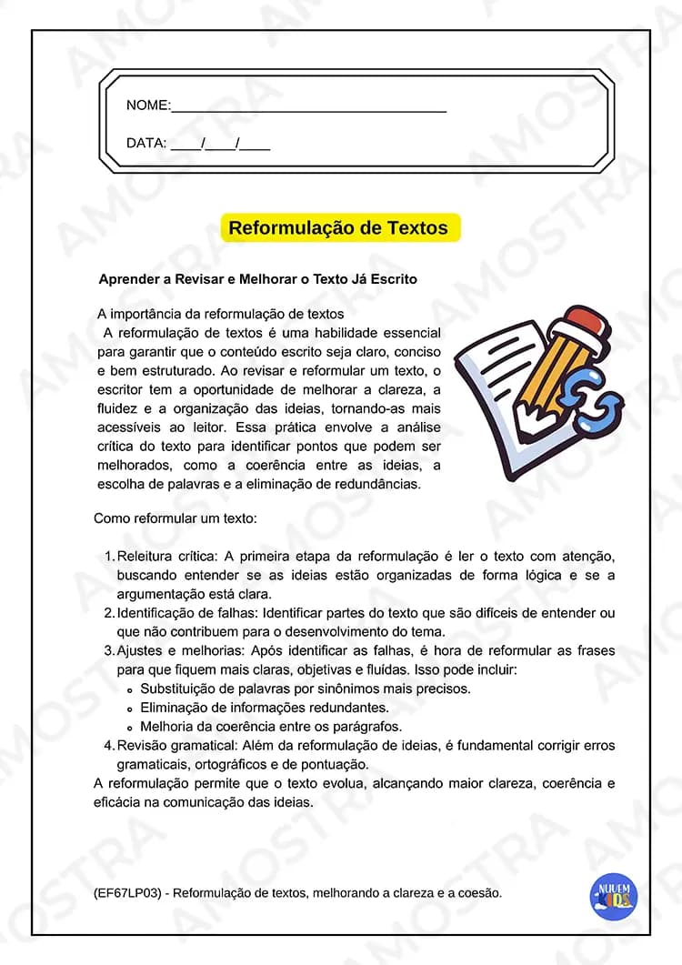 Atividades de Redação 6º ao 9º ano - Miniatura 5