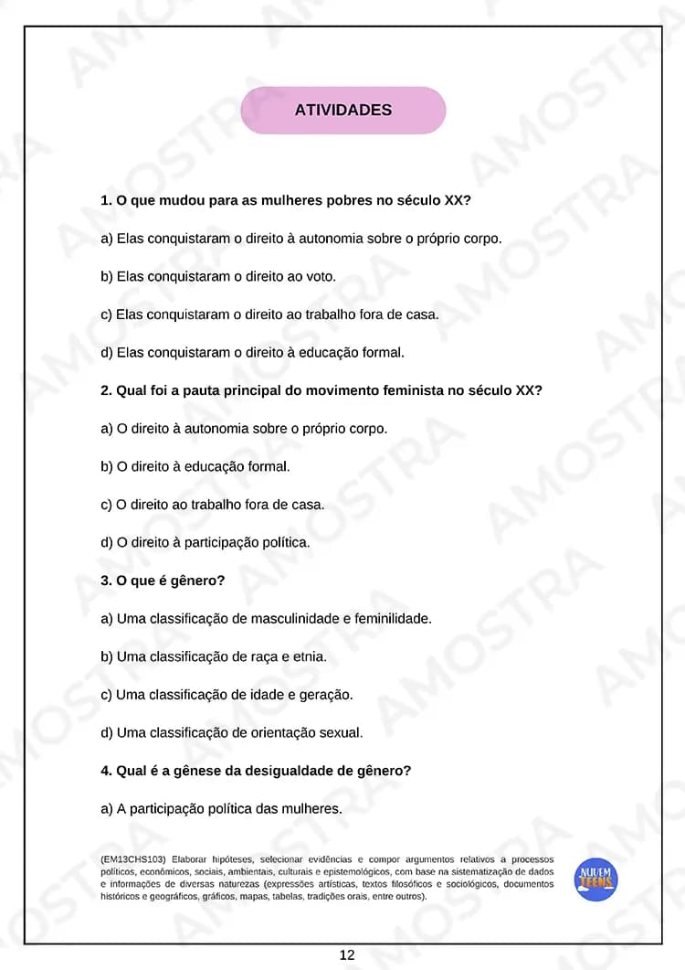 Atividades de Sociologia Ensino Médio - Miniatura 5