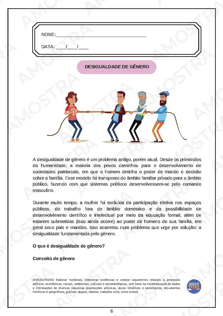 Atividades de Sociologia Ensino Médio - Miniatura 6