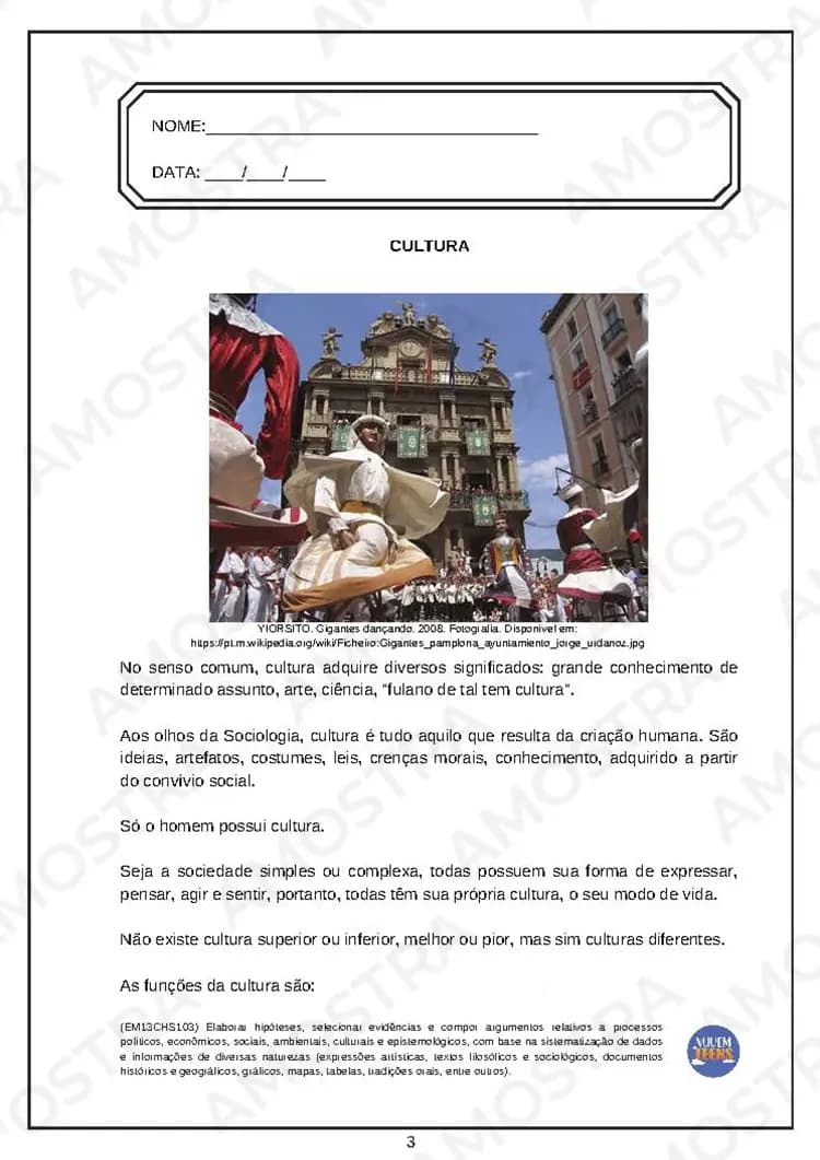 Atividades de Sociologia Ensino Médio - Miniatura 7