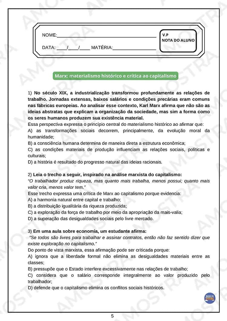 Avaliações de Filosofia Ensino Médio - Miniatura 2
