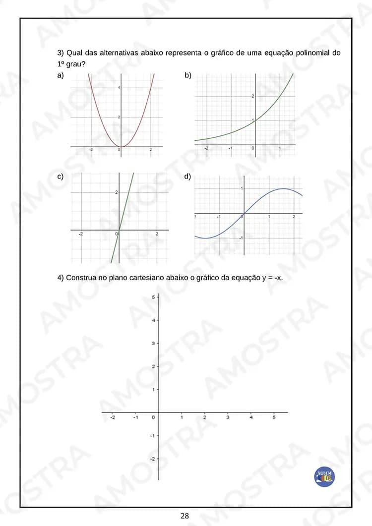 Avaliações de Matemática 6º ao 9º Ano - Miniatura 4