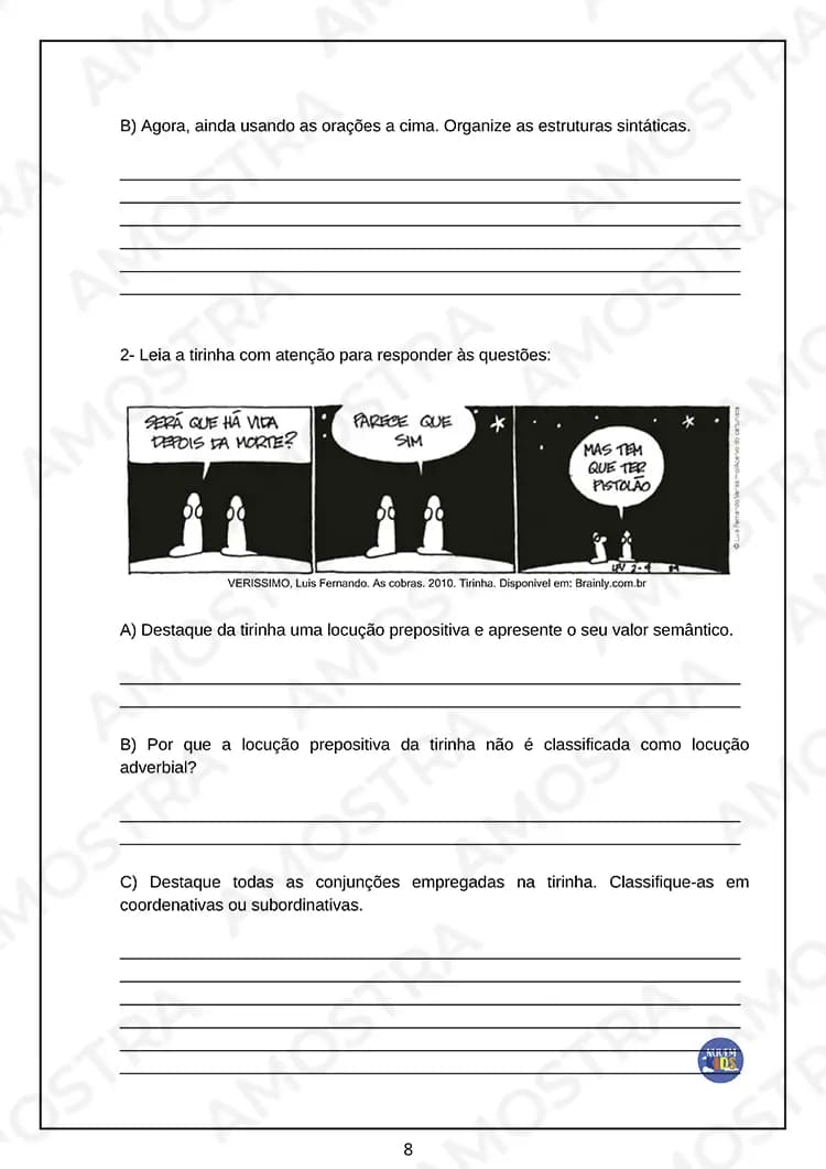 Avaliações de Português 6º ao 9º Ano - Miniatura 6