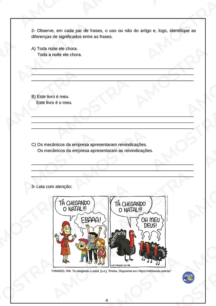 Avaliações de Português 6º ao 9º Ano - Miniatura 3