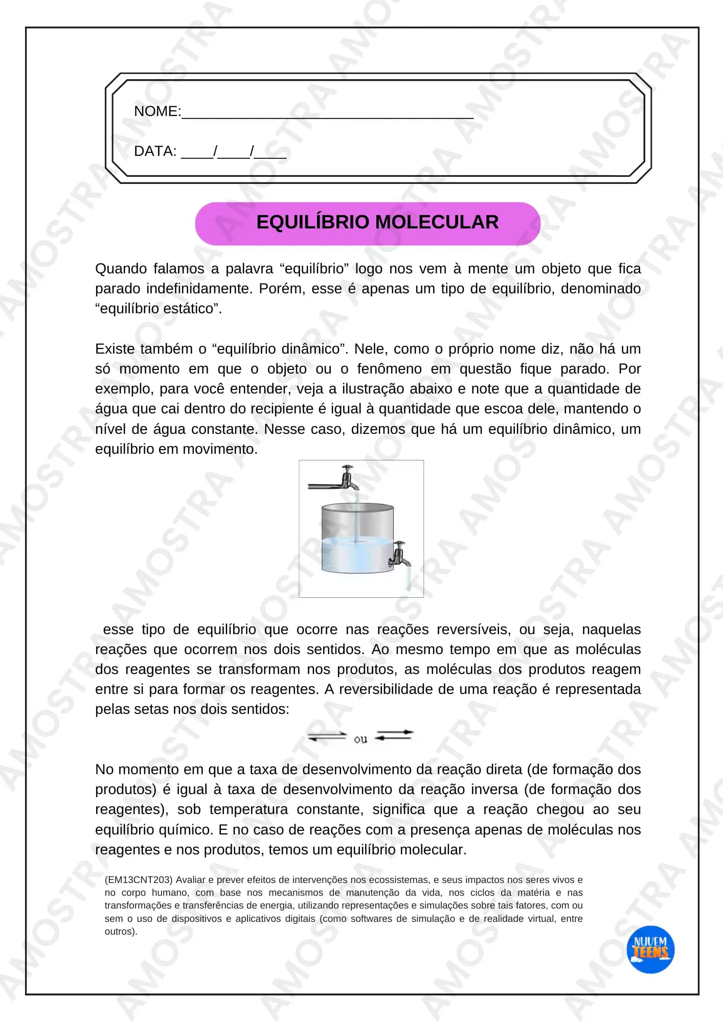 Atividades de Química Ensino Médio - Miniatura 3