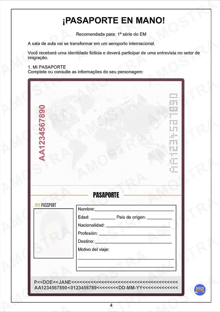 Atividades de Dinâmicas de Espanhol para Ensino Médio - Miniatura 6