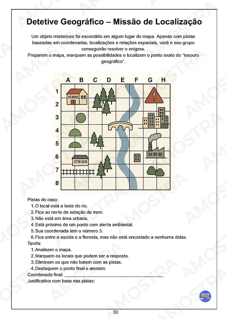 Atividades de Dinâmicas de Geografia 1ª a 3ª Série - Miniatura 2