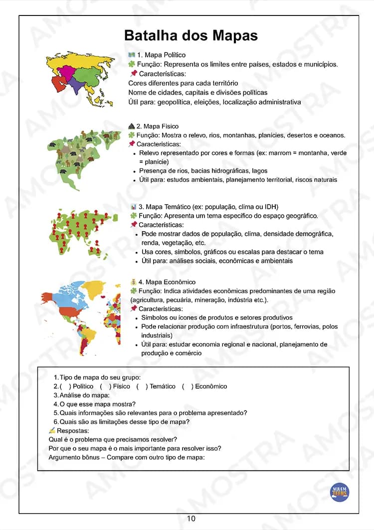 Atividades de Dinâmicas de Geografia 1ª a 3ª Série - Miniatura 6