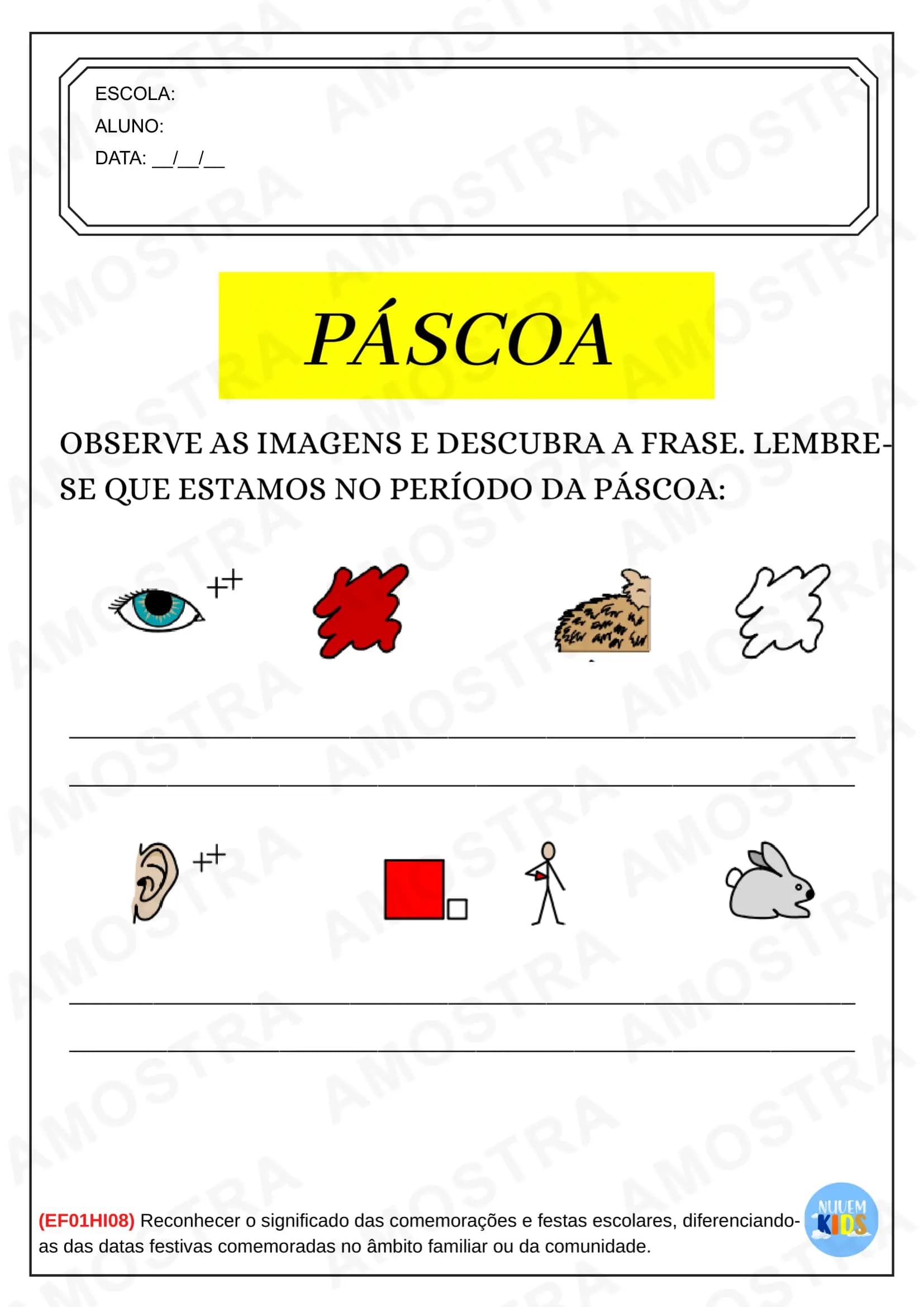 Atividades de Páscoa Séries Iniciais - Miniatura 10
