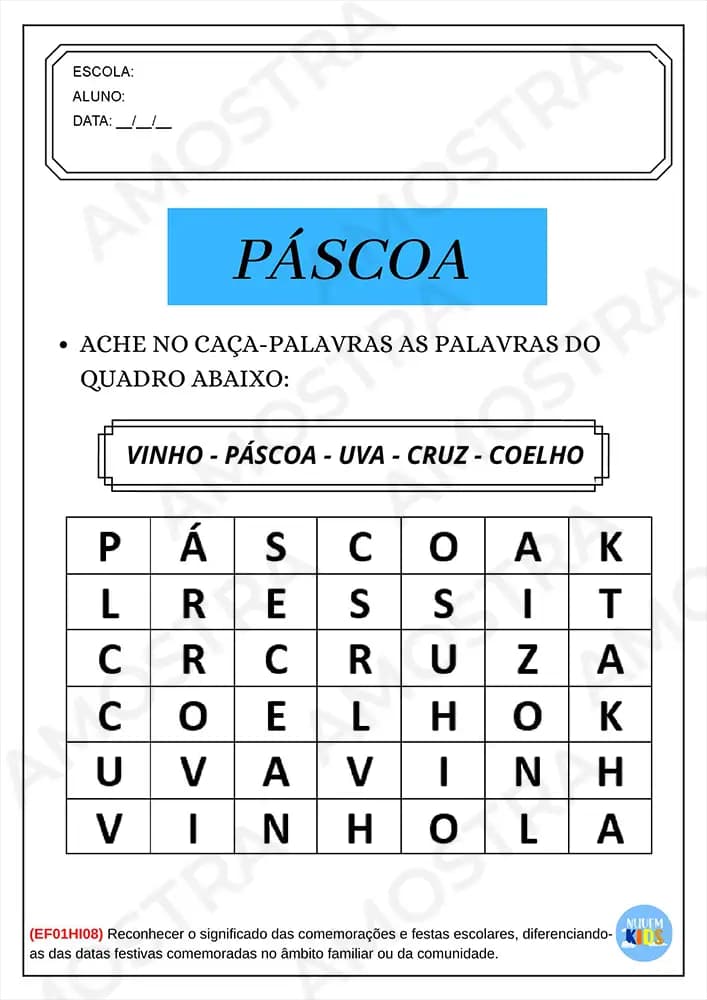Atividades de Páscoa Séries Iniciais - Miniatura 2
