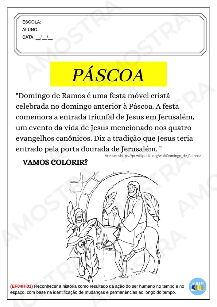 Atividades de Páscoa Séries Iniciais - Miniatura 6