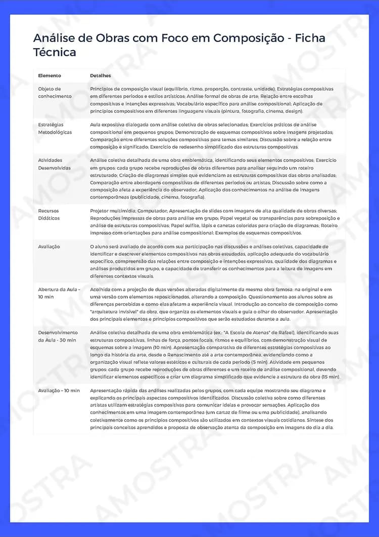 Planejamentos de Aula Arte 6º ao 9º Ano - Miniatura 2