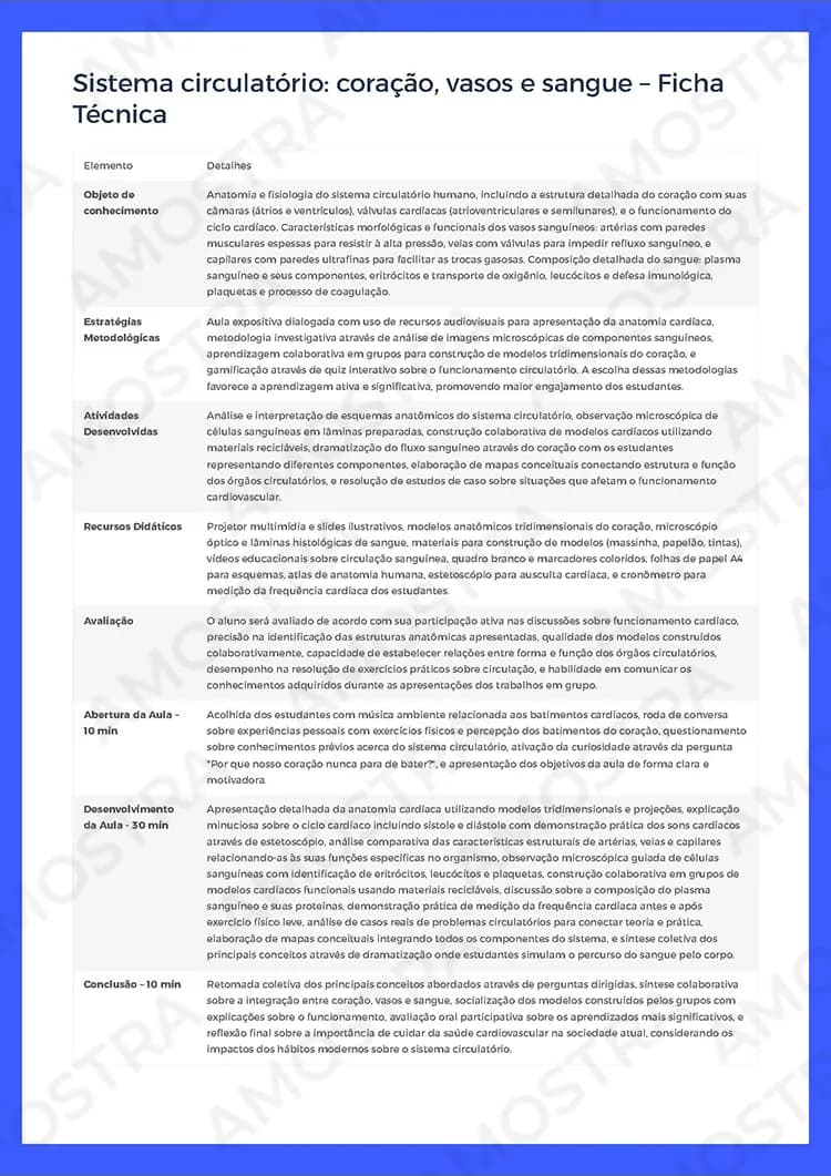 Planejamentos de Aula Biologia 1ª a 3ª Série - Miniatura 7