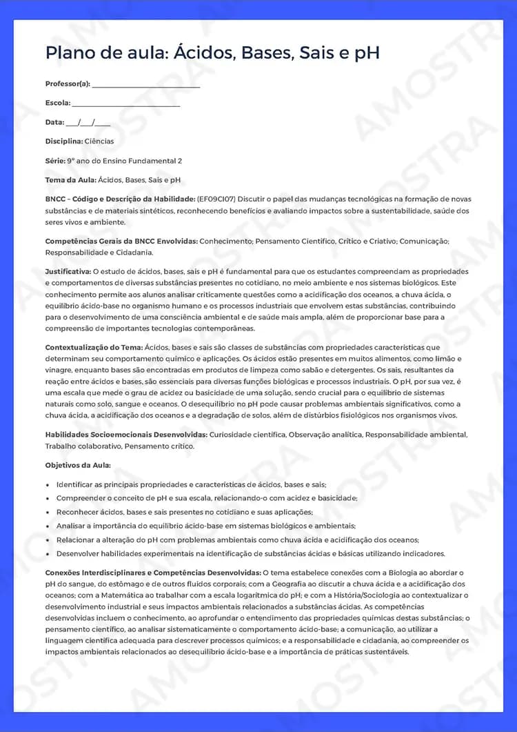 Planejamentos de Aula Ciências 6º ao 9º Ano - Miniatura 2