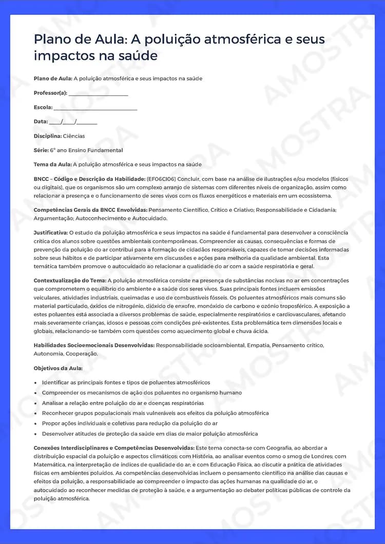 Planejamentos de Aula Ciências 6º ao 9º Ano - Miniatura 6