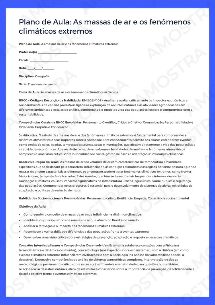 Planejamentos de Aula Geografia 1ª a 3ª Série - Miniatura 3
