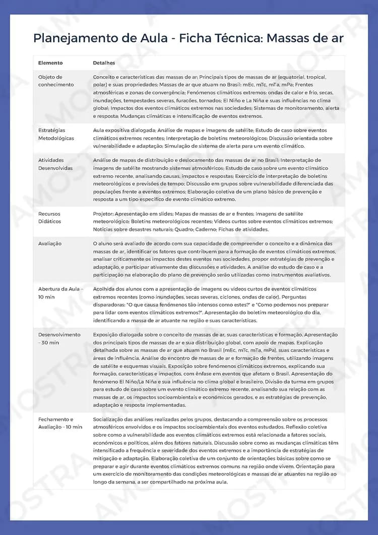 Planejamentos de Aula Geografia 1ª a 3ª Série - Miniatura 4