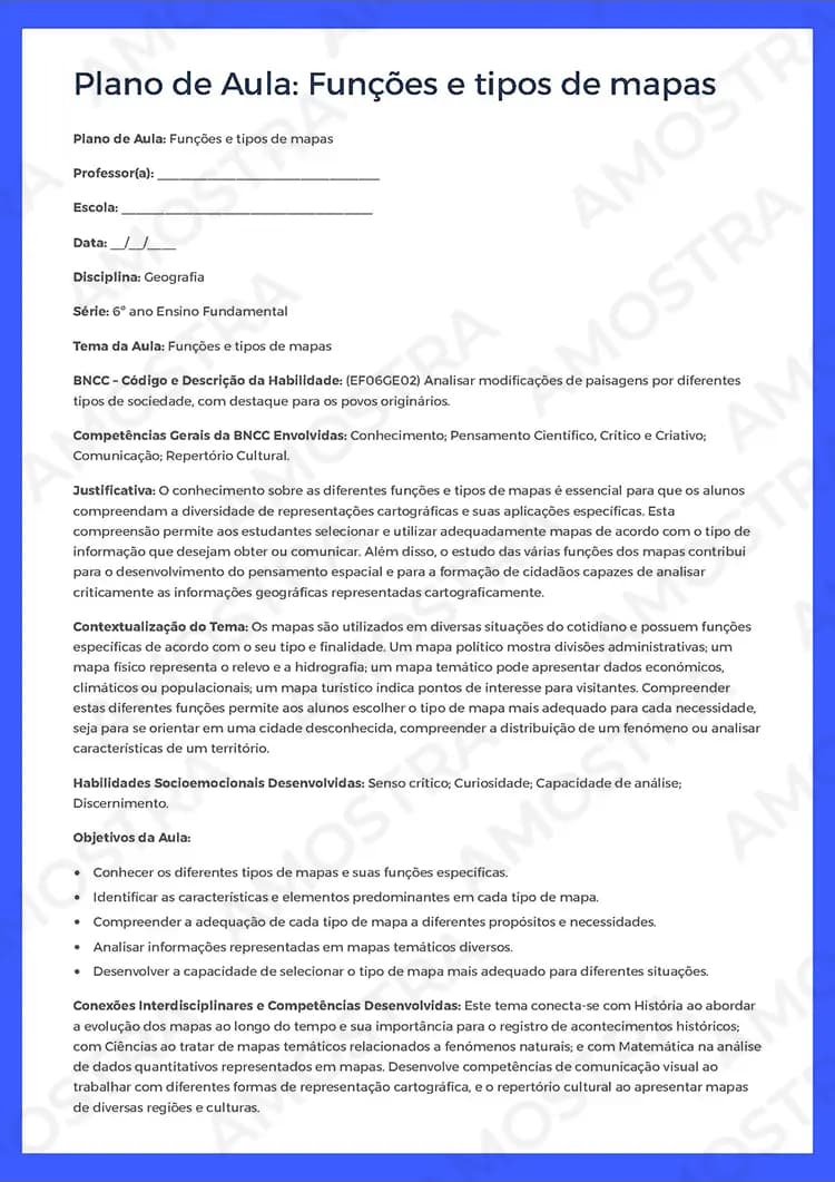 Planejamentos de Aula Geografia 6º ao 9º Ano - Miniatura 4