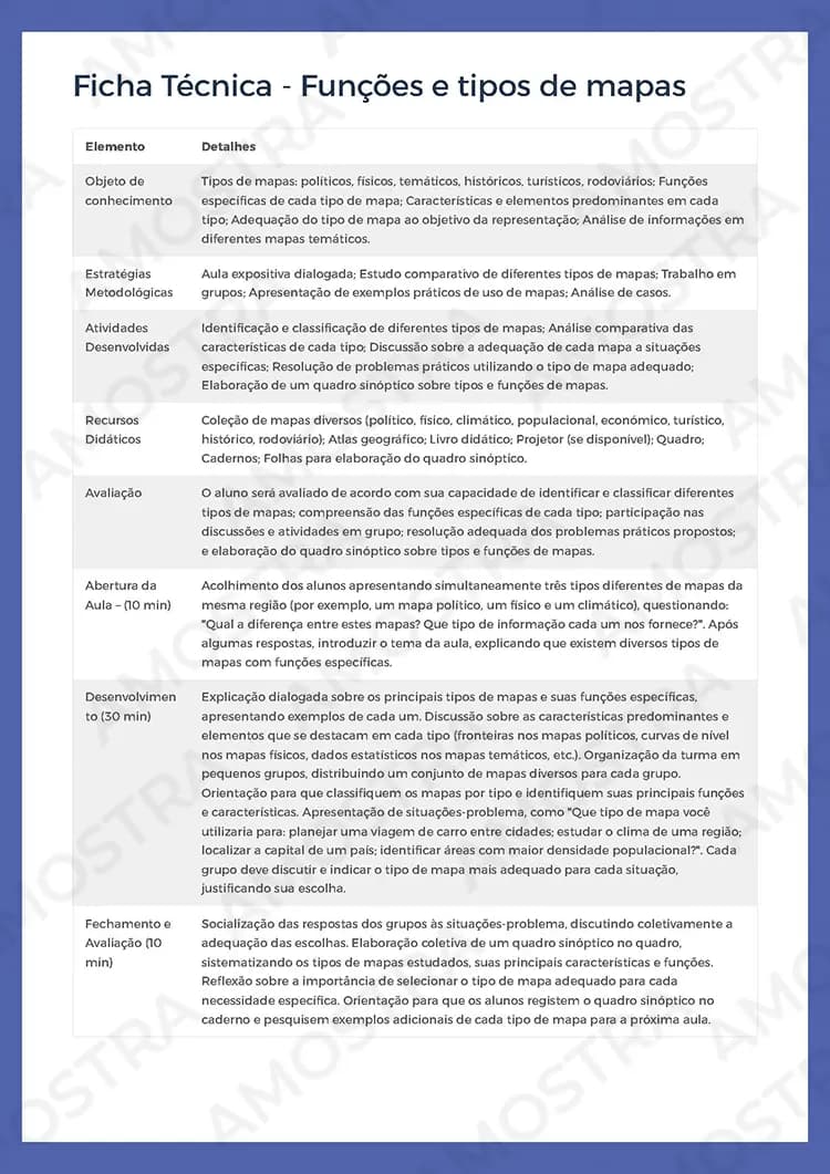 Planejamentos de Aula Geografia 6º ao 9º Ano - Miniatura 5