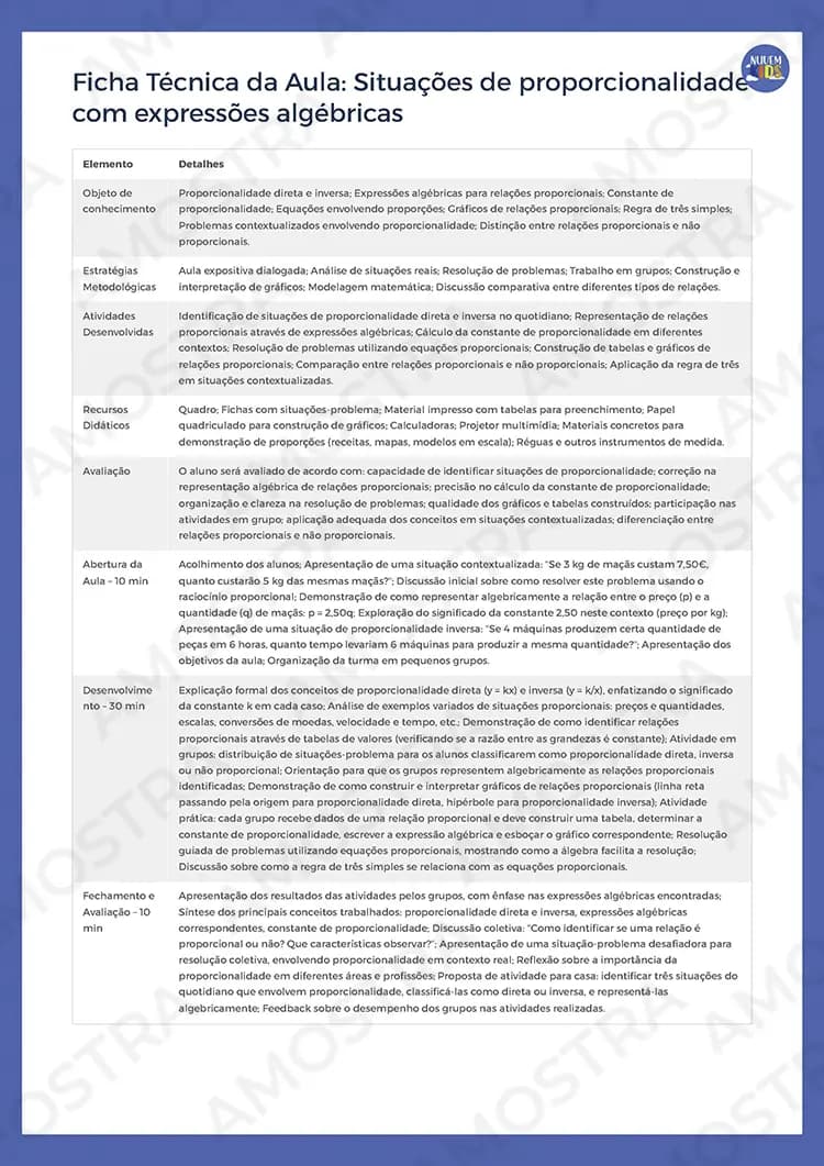 Planejamentos de Aula Matemática 6º ao 9º Ano - Miniatura 4