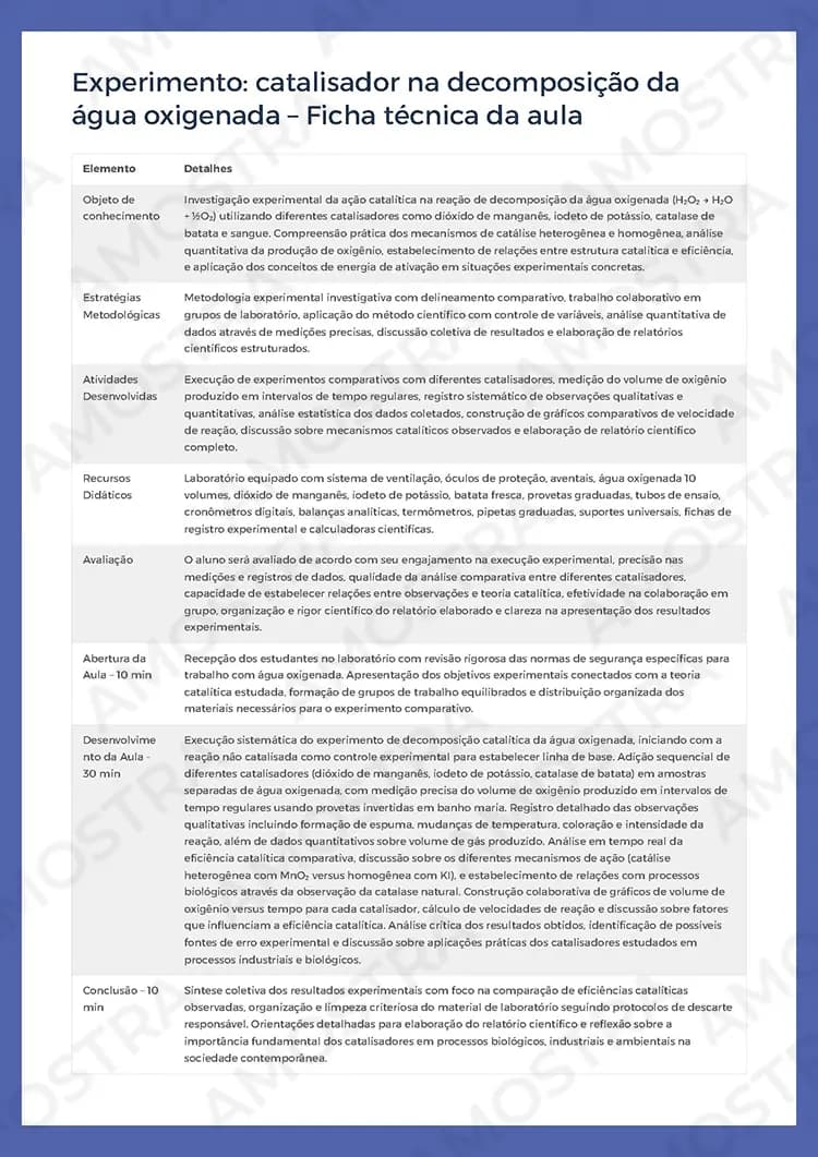 Planejamentos de Aula Química 1ª a 3ª Série - Miniatura 3