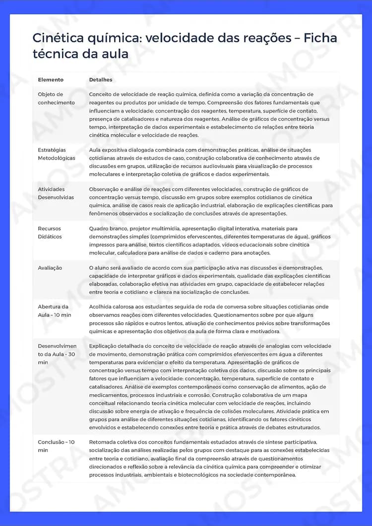 Planejamentos de Aula Química 1ª a 3ª Série - Miniatura 7