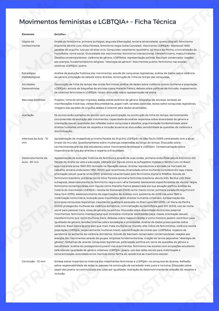 Planejamentos de Aula Sociologia 1ª a 3ª Série - Miniatura 3