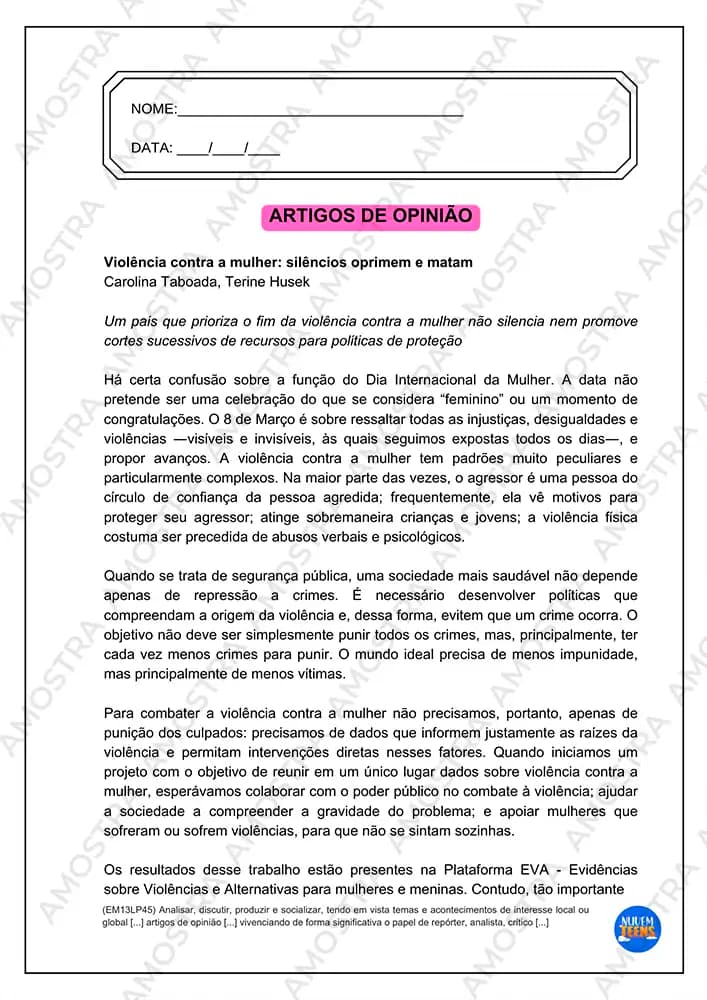 Atividades e Propostas de Redação para Ensino Médio - Miniatura 6