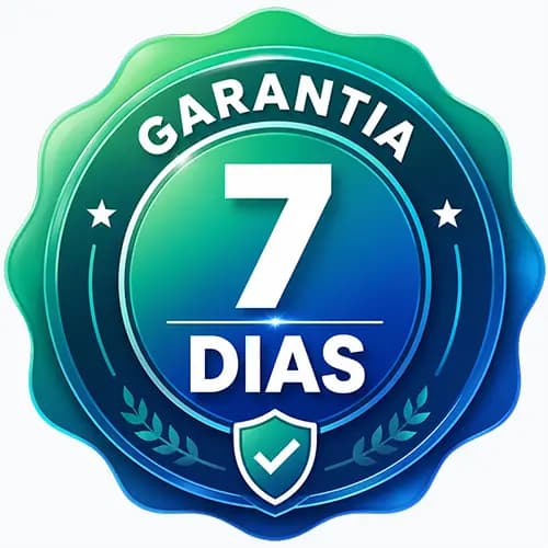 Selo de garantia incondicional de 7 dias