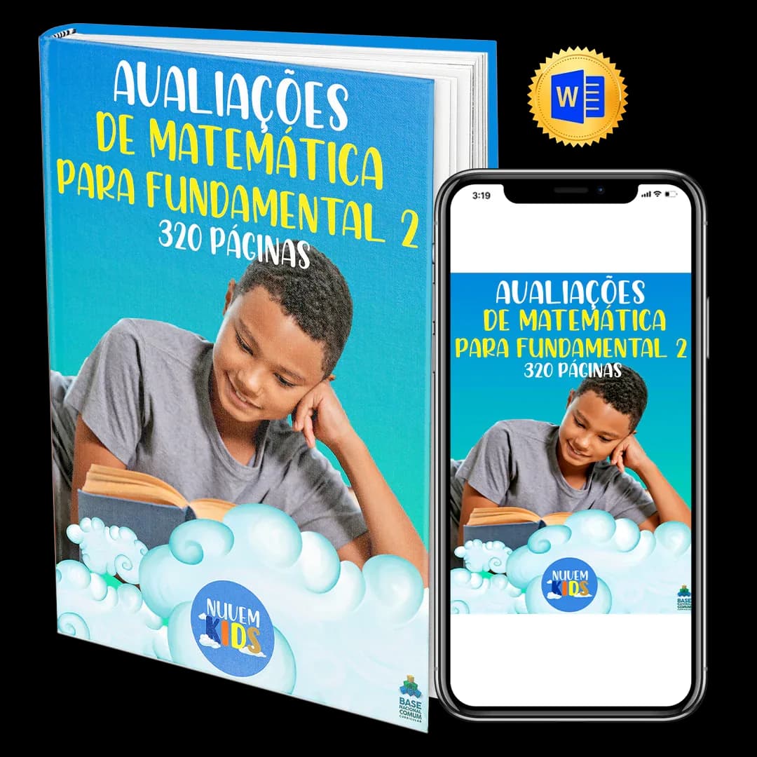 Avaliações de Matemática 6º ao 9º Ano