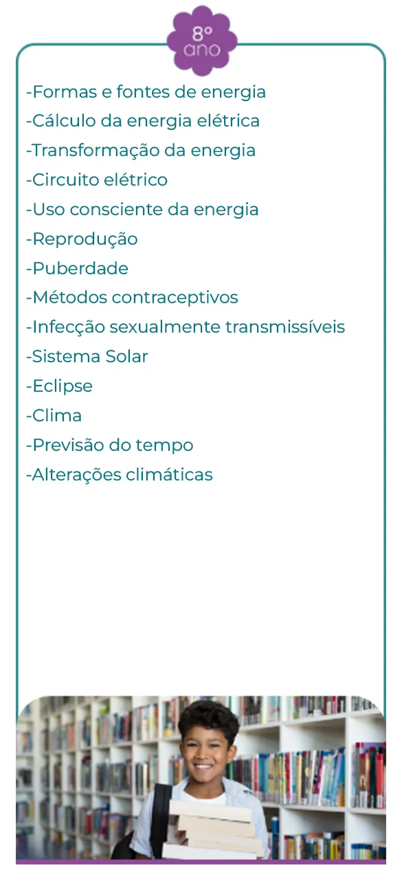 conteúdos ciencias f2 - 8 ano