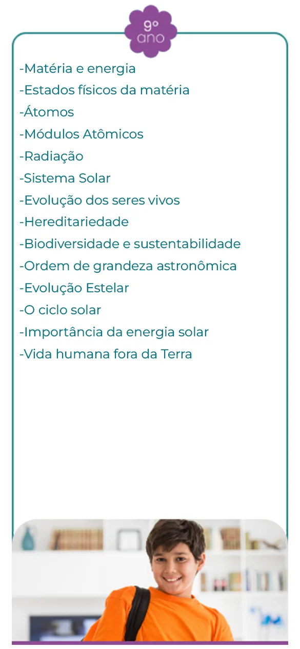 conteúdos ciencias f2 - 9 ano