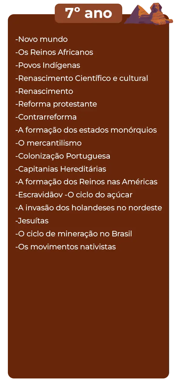 conteúdos historia f2 - 7 ano